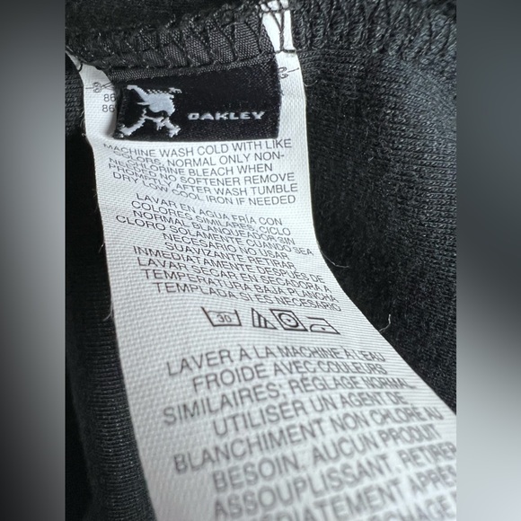 Oakley 3/4 Zip Knit Pullover Size Large Charcoal Gray - Picture 6 of 6